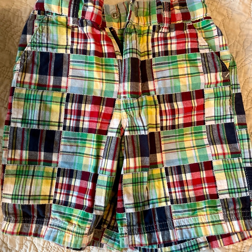 IZOD size 4 boy shorts. Plaid.